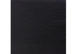 Black Cocktail Tissue Napkin 2ply